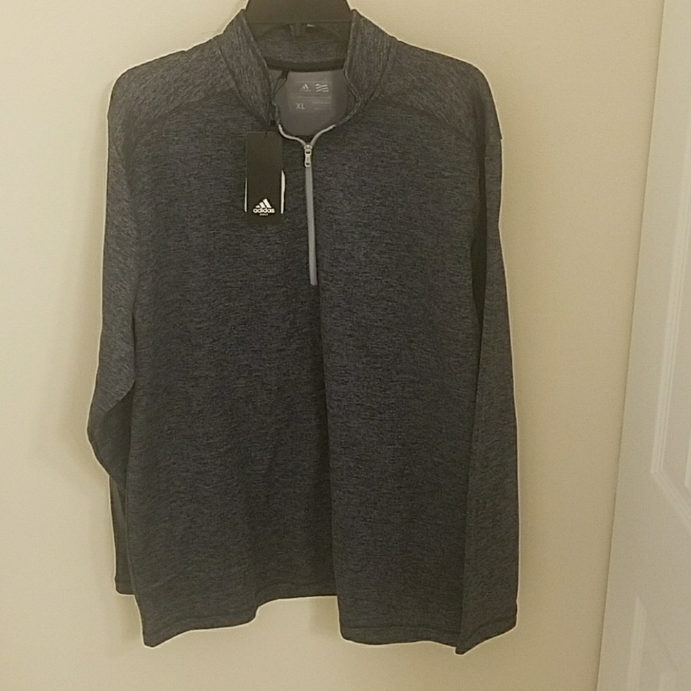 Adidas Climawarm Heathered Quarter-ZIP Pullover - Picture 2 of 4